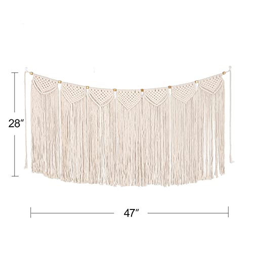 Macrame Curtains Valance Wall Hanging Treatments B422
