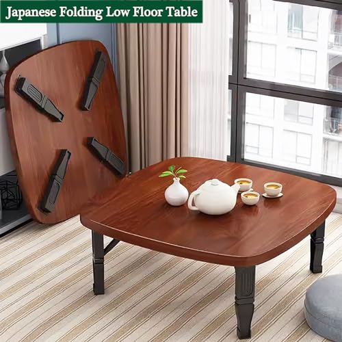 Square Wood Folding Floor Table C375706