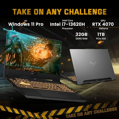 Grey 15.6" FHD 144Hz Gaming Laptop Intel i7-12700H 16GB RAM 1TB SSD RTX 4070 H73194