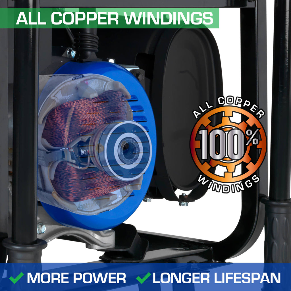 5,500/4,500-Watt Dual Fuel Gasoline/Propane Portable Generator K594