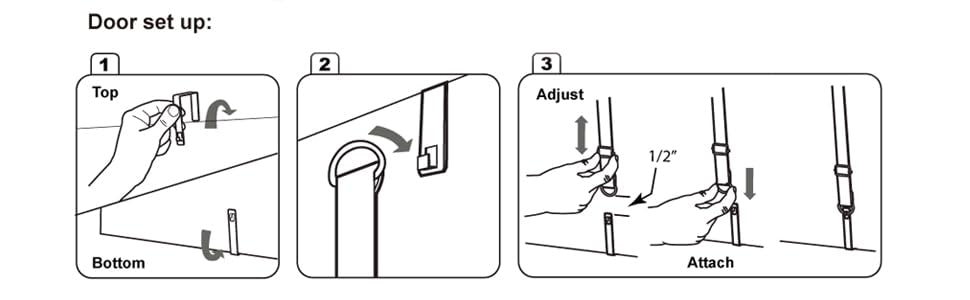 Black Over-The-Door Hat Rack with 2 Straps H668