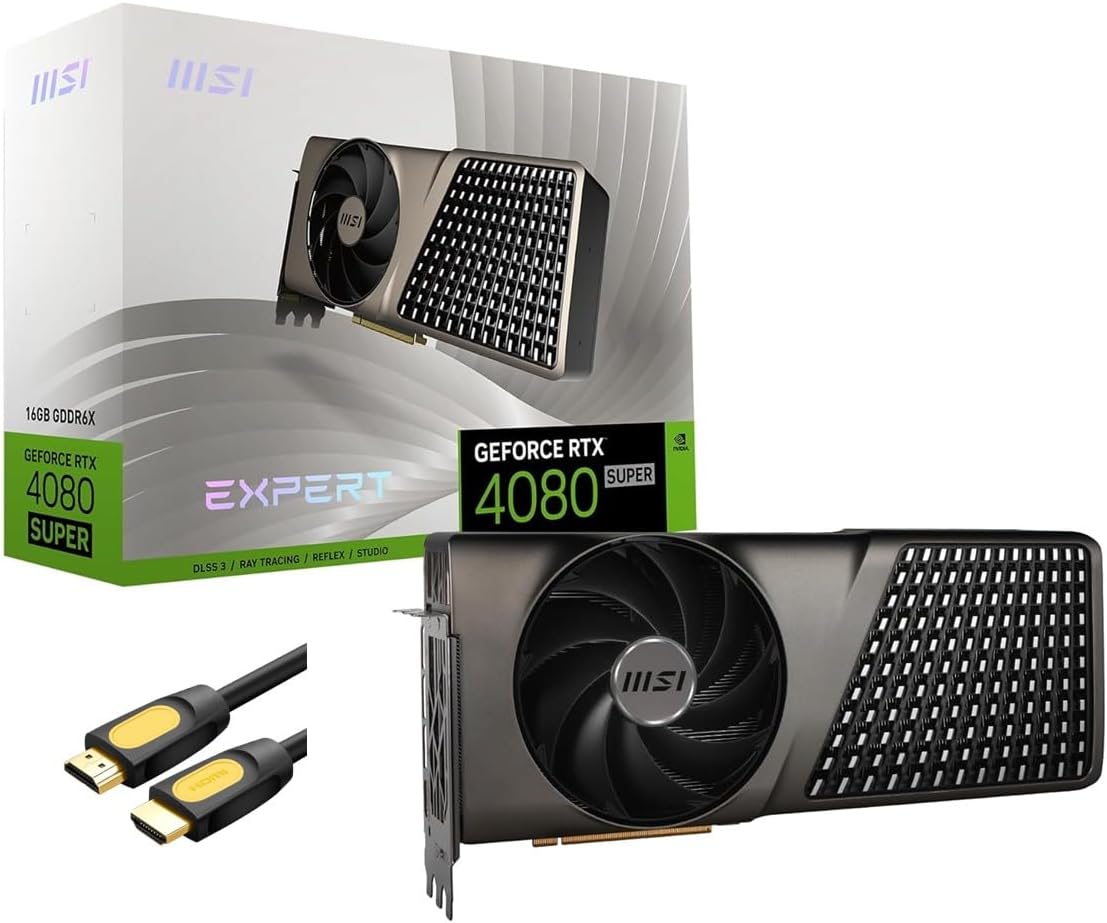 GeForce RTX 4080 Super Graphics Card, 16GB GDRR6X, PCIe 4.0, 1 x HDMI 2.1a, 3 x DP 1.4a H989098