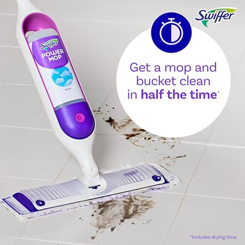Multi-Surface Mop Kit with PowerMop, 2 Mopping Pad Refills, 1 Cleaning Solution and 2 Batteries A54272