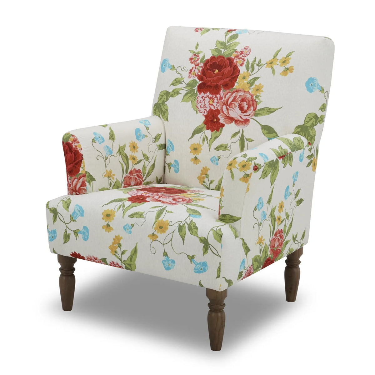 Sweet Rose High Rolled Arm Accent Chair F77697