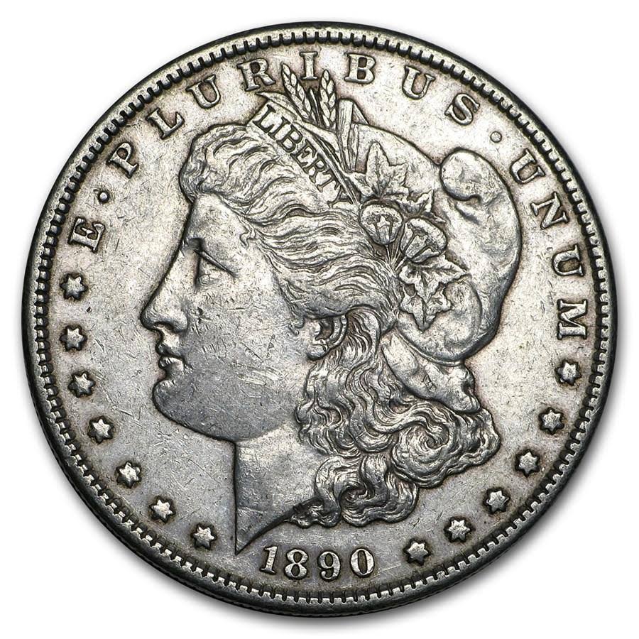 1890-S Morgan Dollar XF T1109