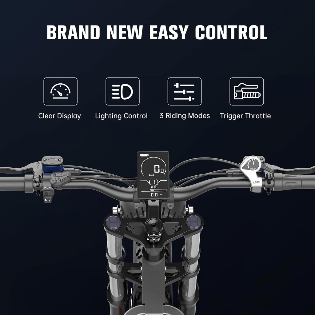 2000W 35AH Removable Battery 20" Mountain Electric Bike I547040