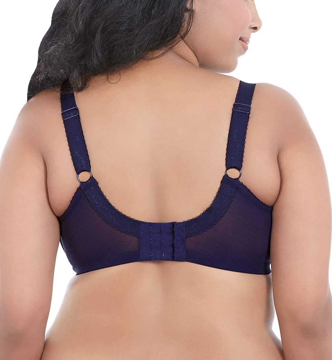 Plus-Size Keira Banded Underwire Bra, Ink, 38J H740