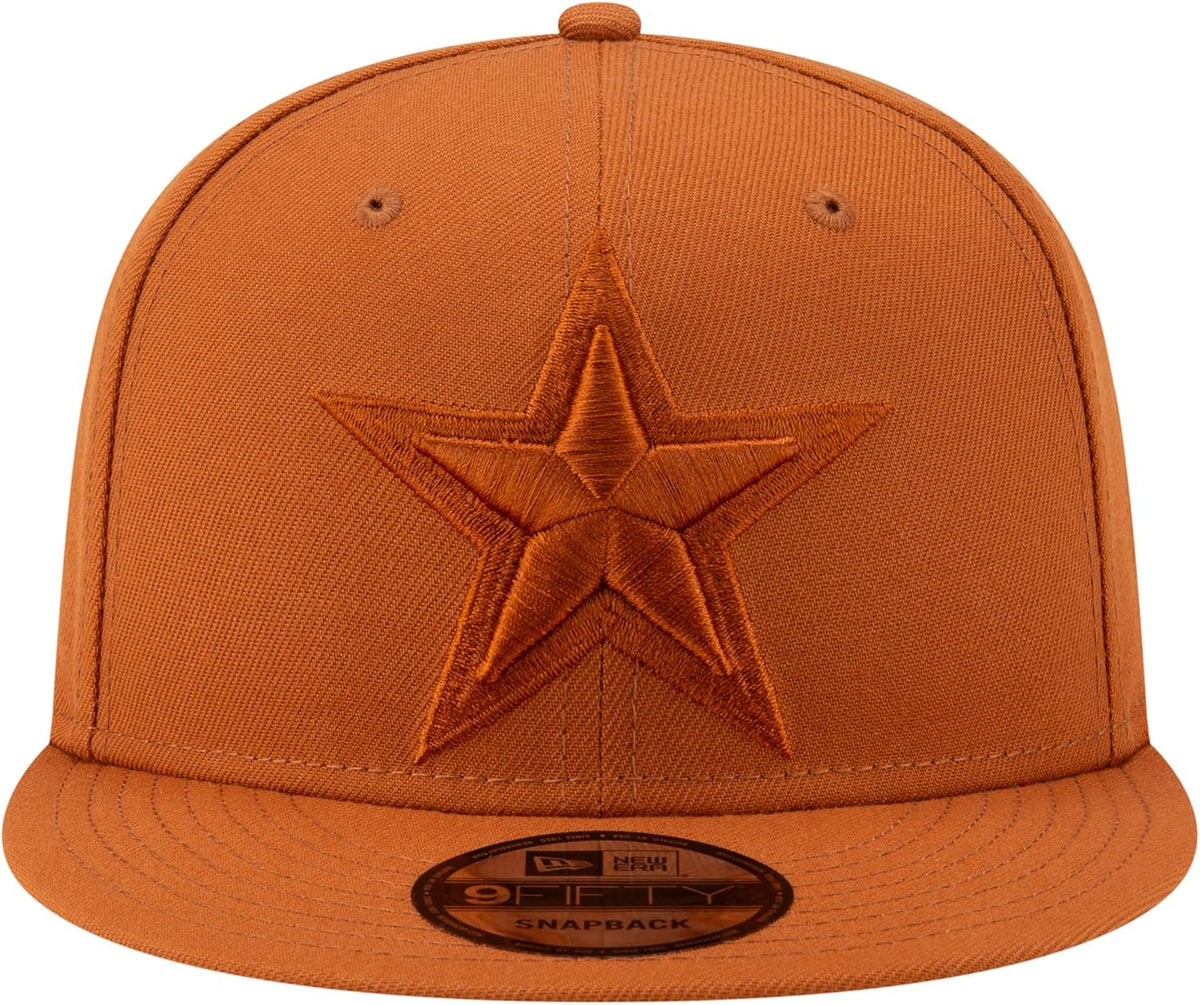 Brown Dallas Cowboys Snapback Hat S977636