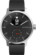 Black 42mm Hybrid Smartwatch with ECG, Heart Rate Sensor and Oximeter U288396