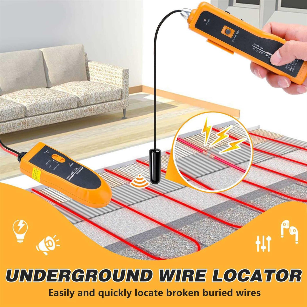 Underground Wire Cable Locator Y130868