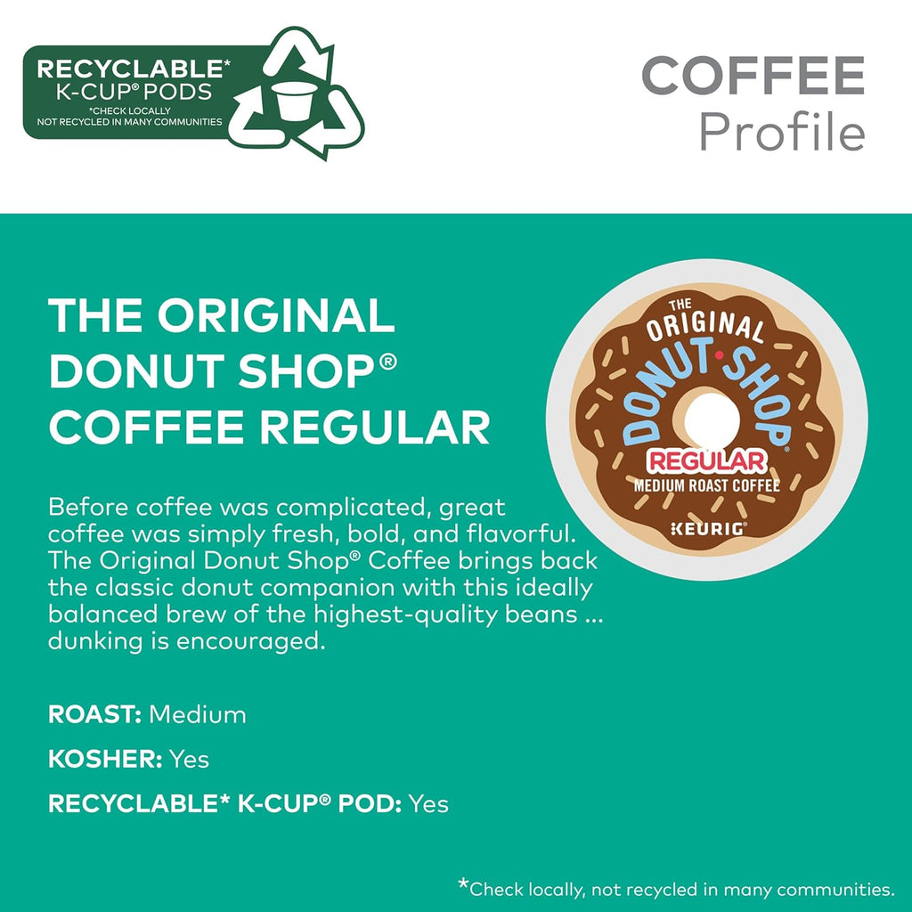 Medium Roast Coffee, 12 Count (Pack of 6), Total 72 Count N33448
