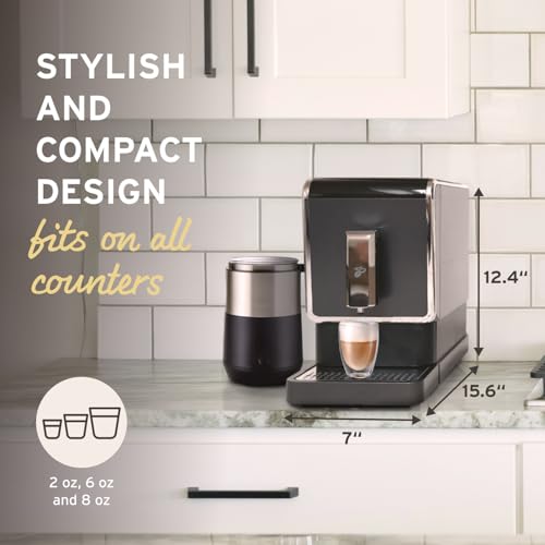 Black Single Serve Coffee Maker with Built-in Grinder L5860