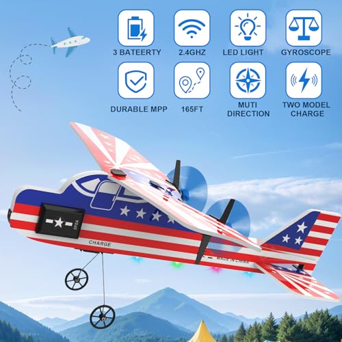 2.4GHZ Remote Control Airplane with Lights B67266