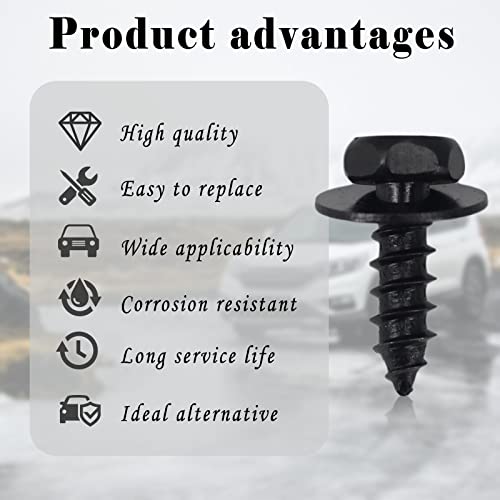 Front Fender Liner Bolts Bumper Cover Splash Shield Mud Guard Screws D570512