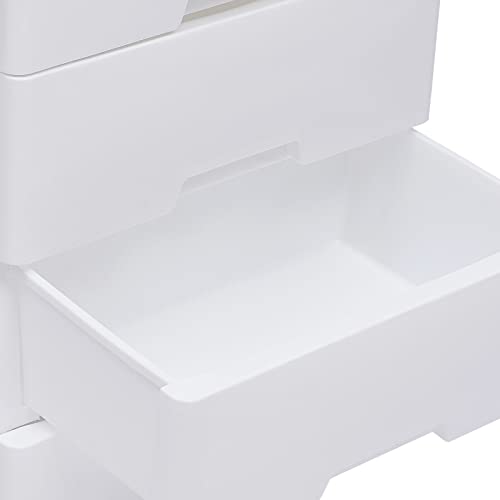 Blue Plastic 5 Drawers Storage Dresser C247