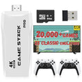 Retro Game Console with 4K HDMI, 20,000+ Games, Dual Wireless Controllers 64GB Y106