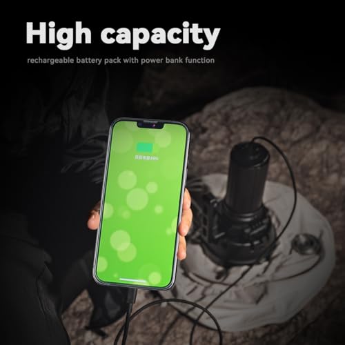 200,000 Lumens Rechargeable Flashlight O240