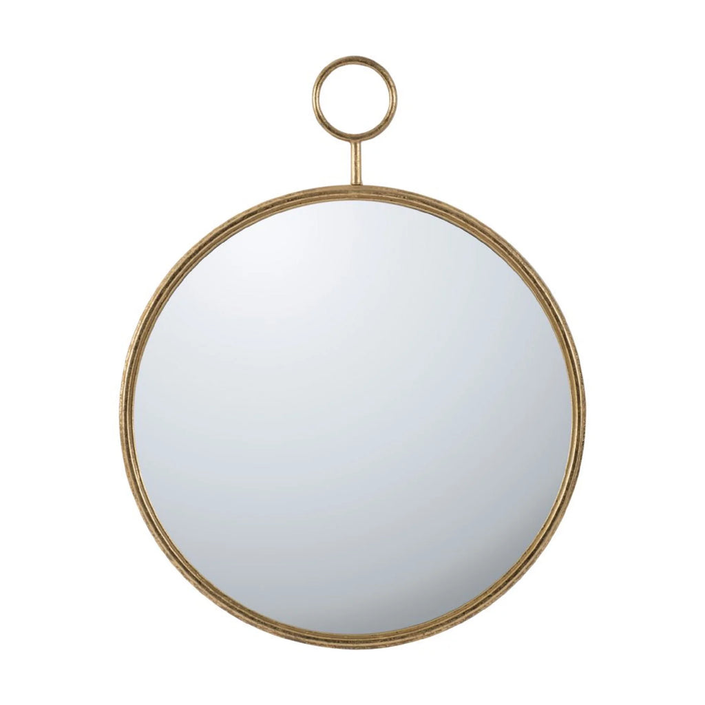 Gold Framed Round Wall Mounted Mirror R5681