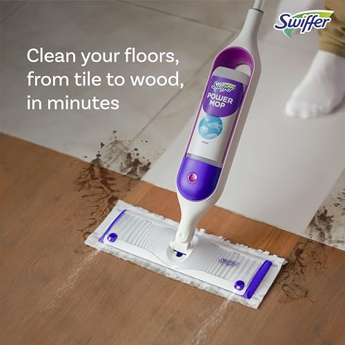 Multi-Surface Mop Kit with PowerMop, 2 Mopping Pad Refills, 1 Cleaning Solution and 2 Batteries A54272