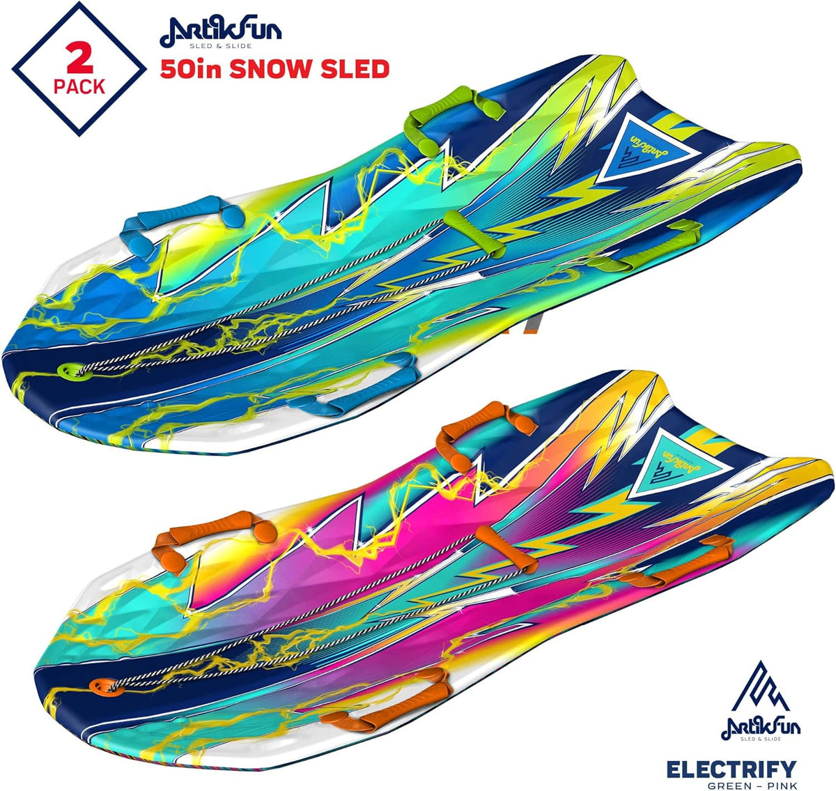 Winter Foam Snow Sled 2-Pack Z866