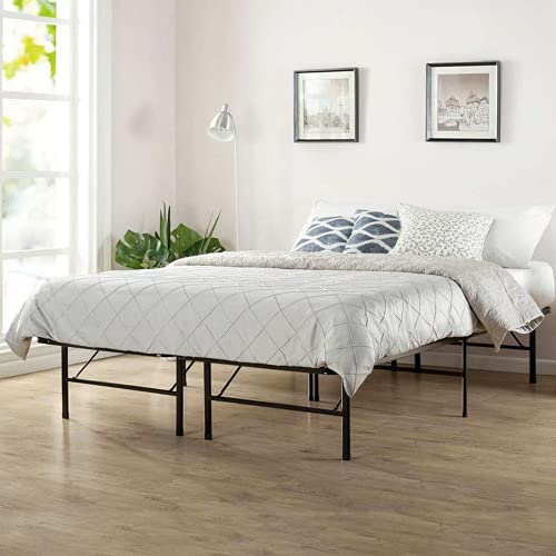 14 Inch Black Steel Twin Bed Frame B252