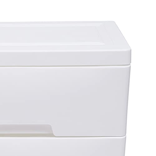 Blue Plastic 5 Drawers Storage Dresser C247