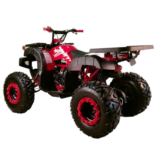 Red Utility ATV with Automatic Transmission, 23"/22" Wheels J759