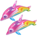 2 Pcs Inflatable Pvc Dolphin Toy B100594