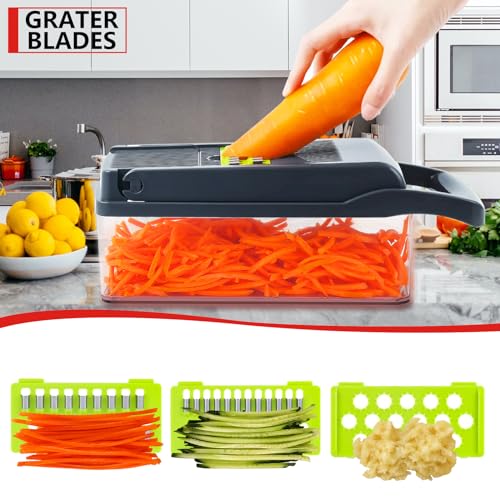 Compact Vegetable Chopper with Container D768212