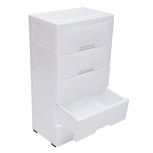 Blue Plastic 5 Drawers Storage Dresser C247