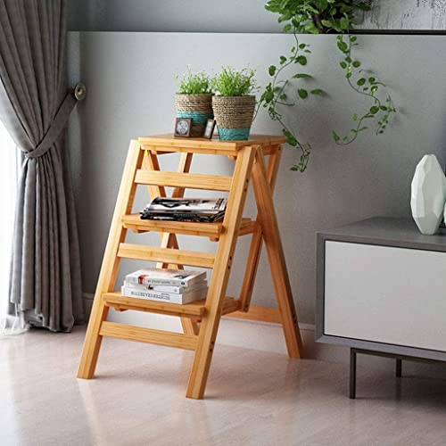 Wooden Folding 3 Step Ladder Stool O78234