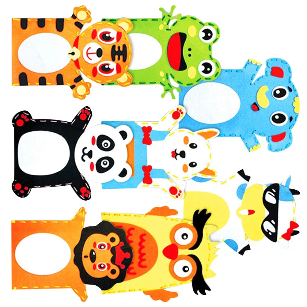 8PCS DIY Doll Making Kit Fabric Weaving Educational Toys E310