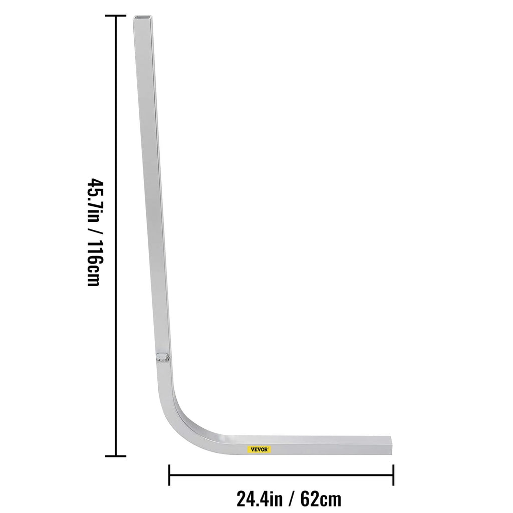 Boat Trailer Guide-on, 46", One Pair Aluminum, Adjustable Width, Complete Mounting Accessories V344