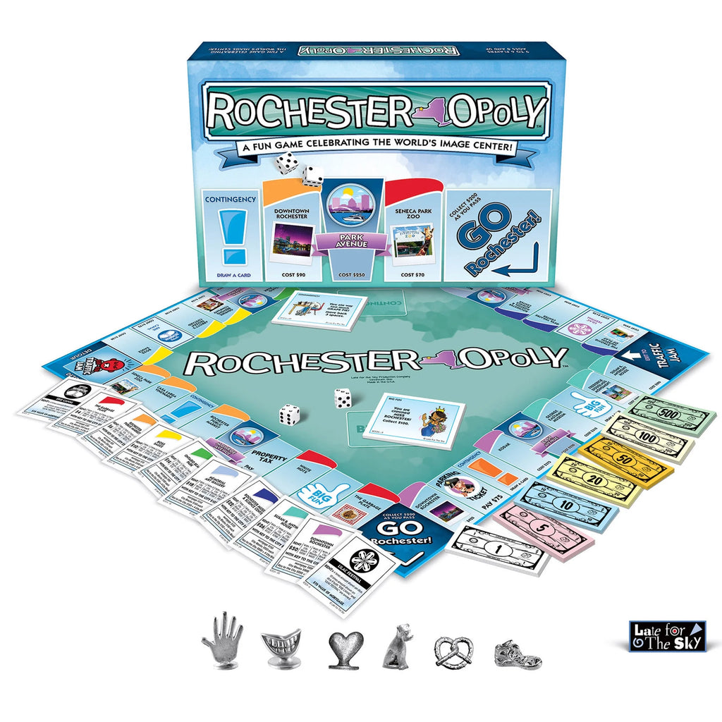 Rochester-Opoly City Themed Board Game, 2-6 Players V699254