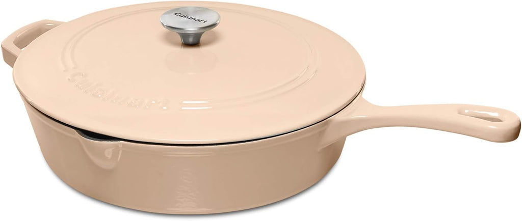 Enameled Cast Iron 12-Inch Chicken Fryer with Cover U235765