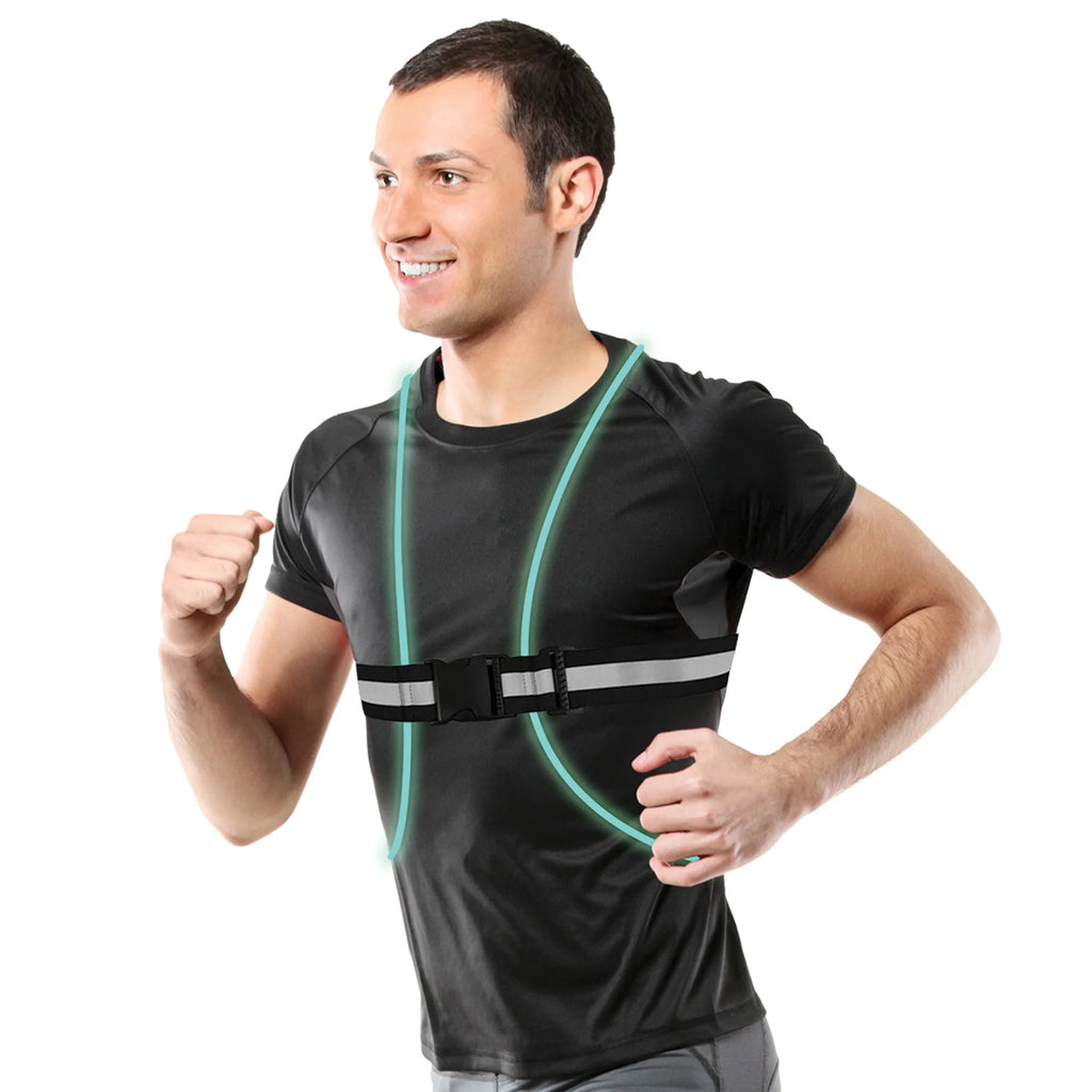 Neon Green LED Adjustable Safety Vest C148127