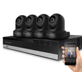 3MP Dome WiFi IP Security Camera System with 4K 8CH NVR T9101