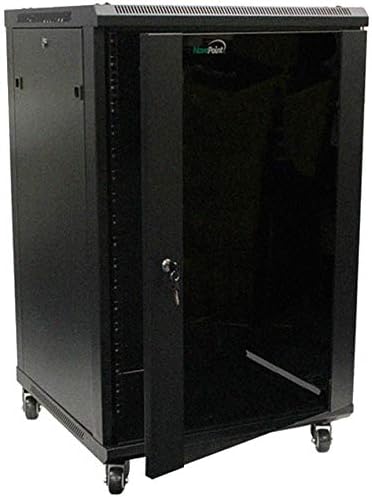 18U Wall Mount Audio Video Rack Cabinet with Glass Door S503270