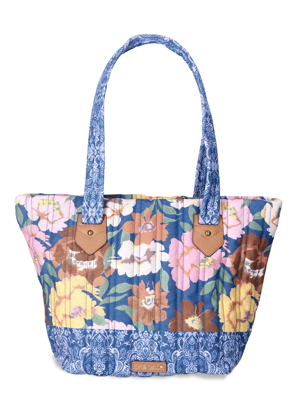 Dark Denim Quilted Print Tote N97929