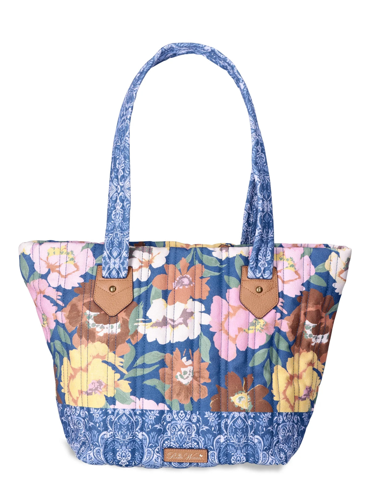 Dark Denim Quilted Print Tote N97929