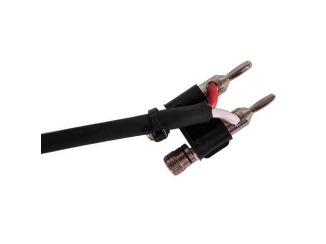 4 Pack 50 Foot Banana to Speakon Speaker Cables 12 Gauge 2 Conductor Black D125775