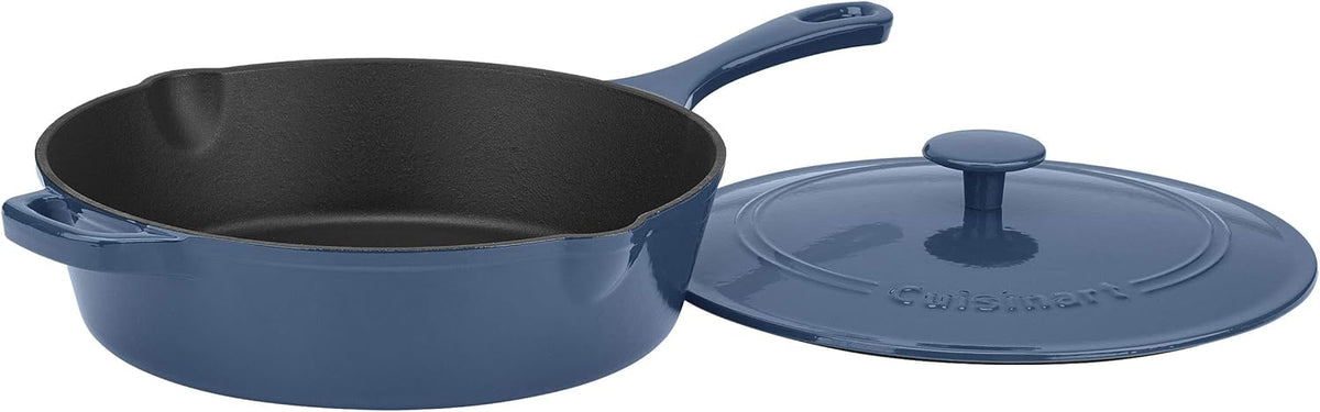 Enameled Cast Iron 12-Inch Chicken Fryer with Cover U235765