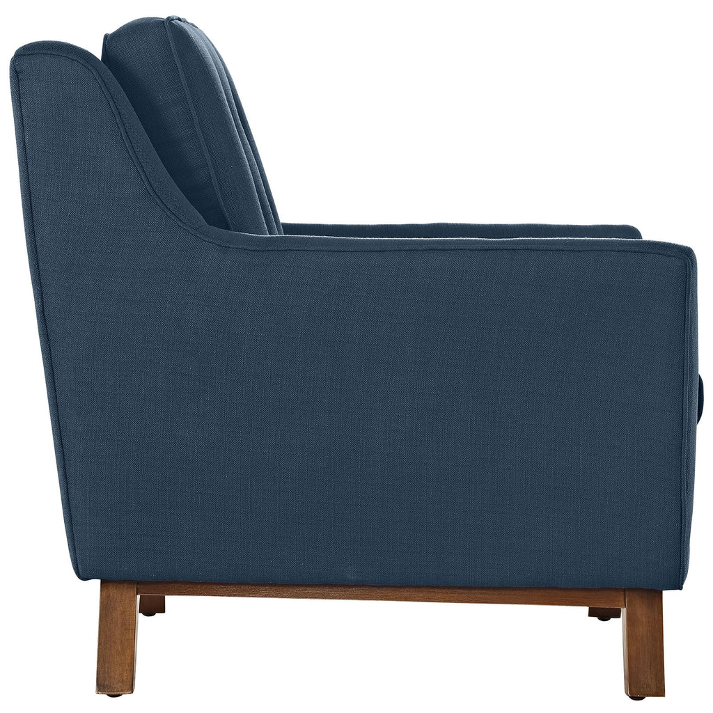 Azure 3 Piece Upholstered Fabric Living Room Set Q93242