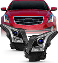 Projector Chrome Headlights Pair for Cadillac ATS Sedan P3018