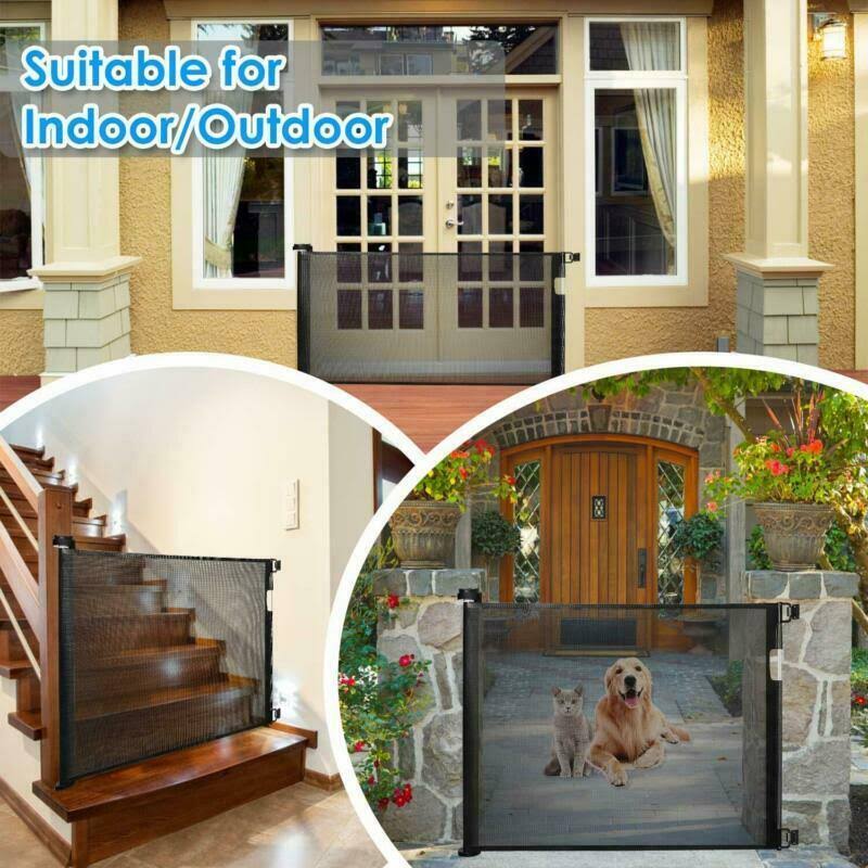 Retractable Baby Gate Safety Mesh Gate N30496