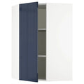 White Corner Wall Cabinet with Shelves I725