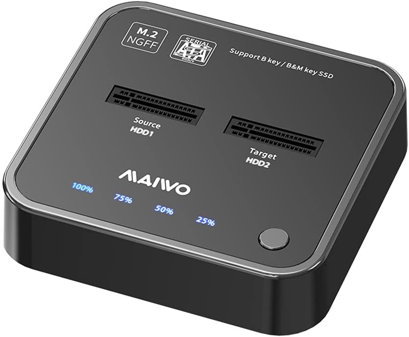 2 Bay M.2 NVMe SATA Dual Protocol Docking Station with USB3.1 GEN2 A79522