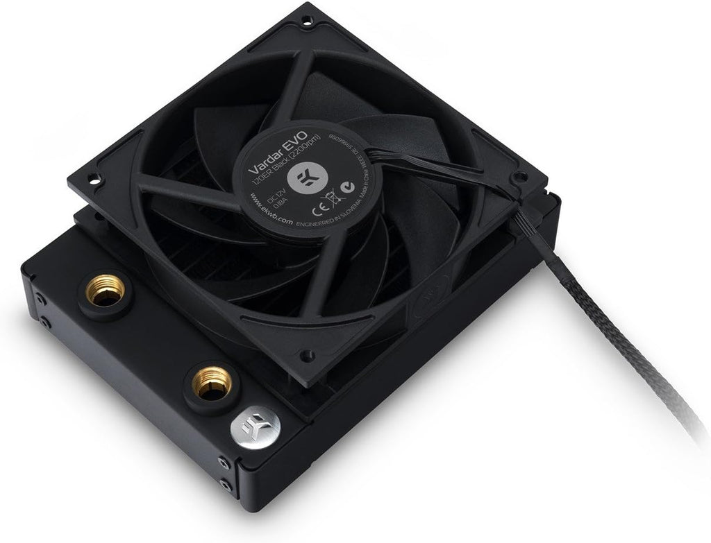 Black 120mm PWM Fan, 2200 RPM, 2-Pack C575