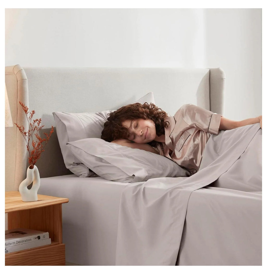Short Queen 4 Piece Deep Pocket Sheet Set M97041