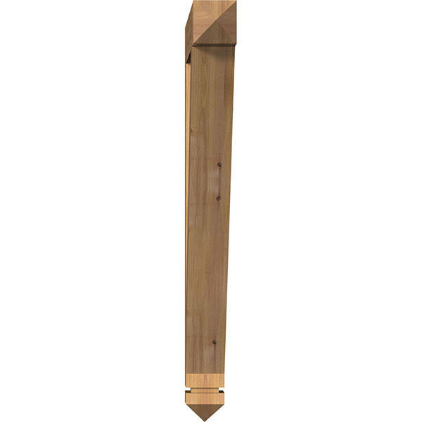 Traditional Arts & Crafts Smooth Bracket, Western Red Cedar K417049